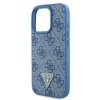 Guess GUHCP16XP4TDSCPB iPhone 16 Pro Max 6.9 niebieski/blue hardcase Leather Metal Logo Strass Crossbody